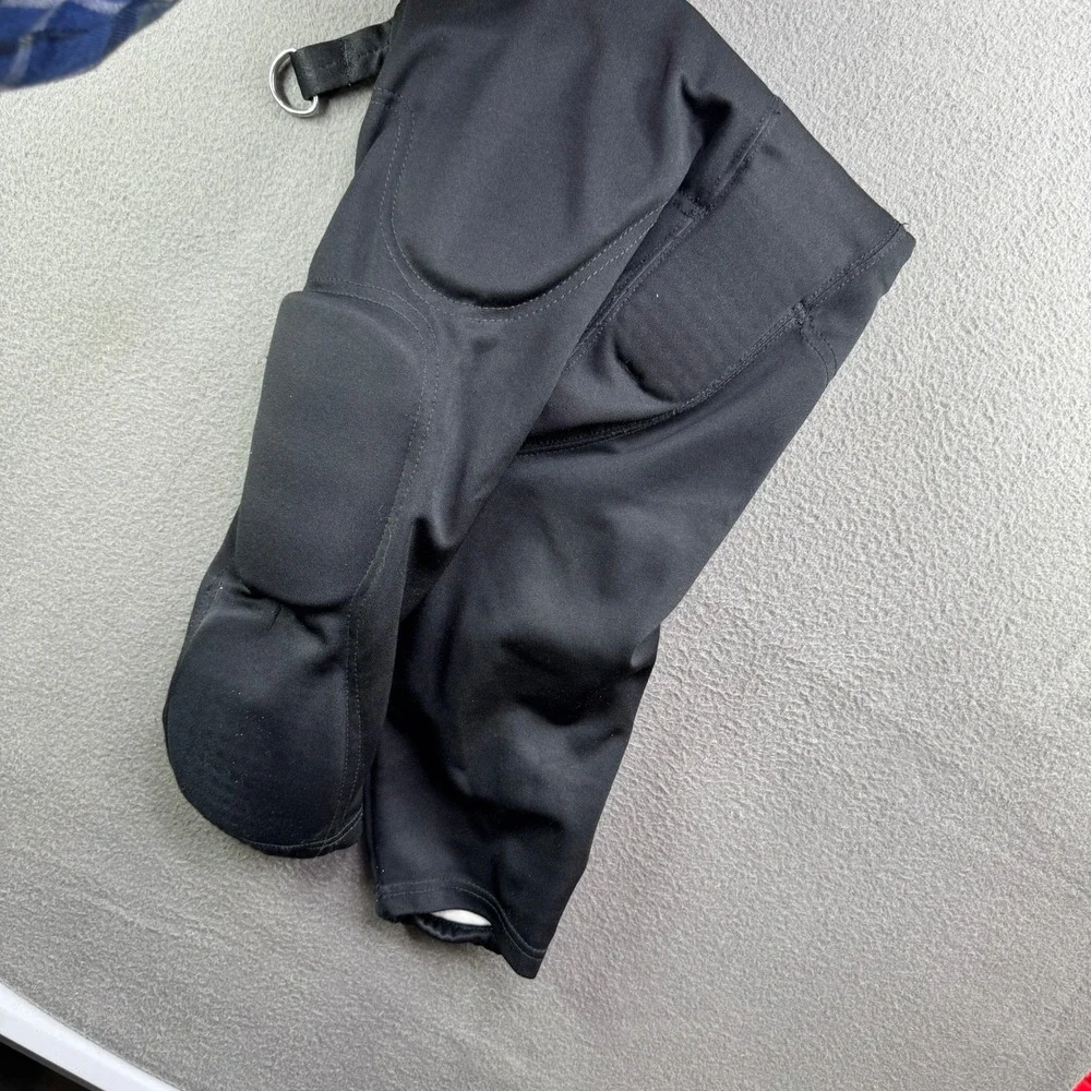 Alleson Athletic Football Pants Youth M Black Padded Integrated Slotted Belt